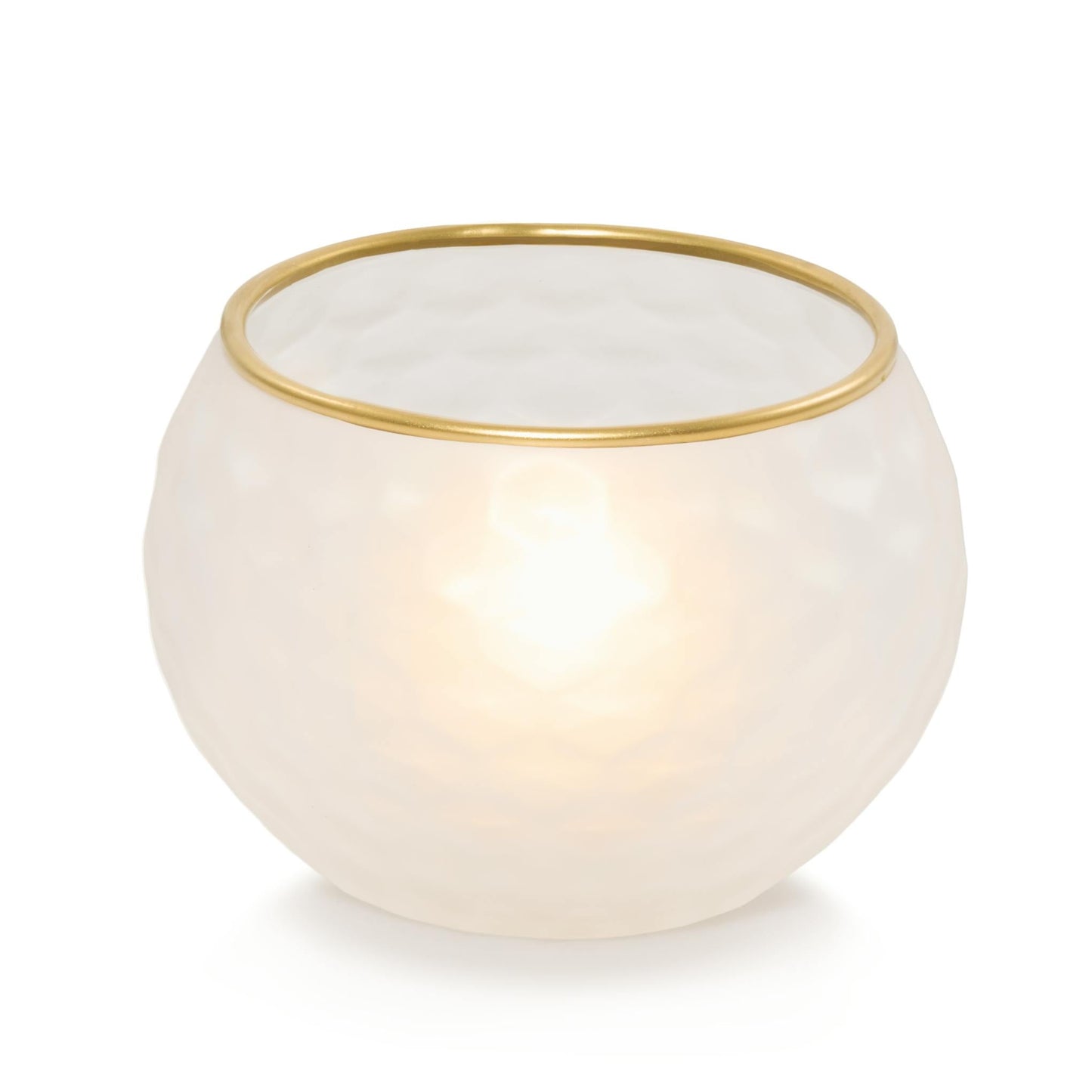Frosted Honeycomb Tea Light Candle Holder V24Z