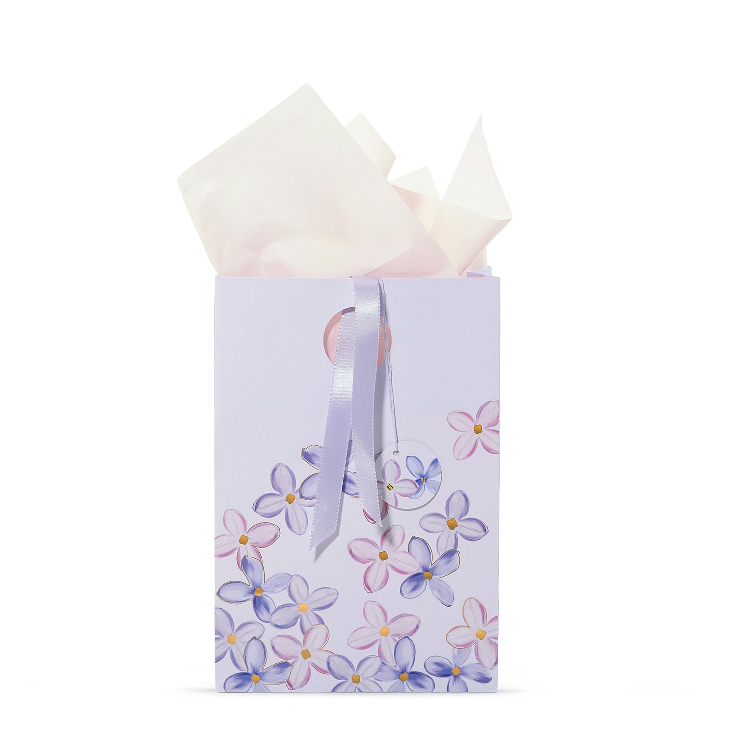 Purple Lilac Floral Gift Bag LTGD