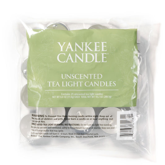 Unscented Tea Light Candles CSP4
