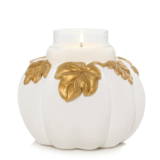 White Pumpkin Resin Holder 5IXO